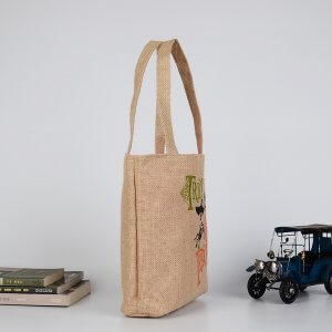 jute shopper bag